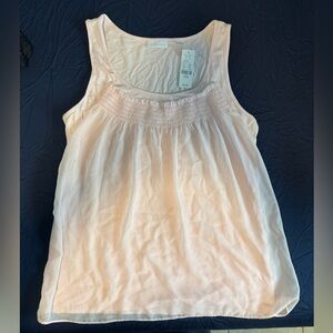 New York and company pink tank top size large NWT